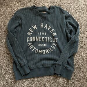 Women's Crewneck Sweater - dark gray blue